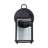 Nuvo Lighting 8W 3K LED Cube Lantern, Black Finish, Clear Beveled Glass 62/1571